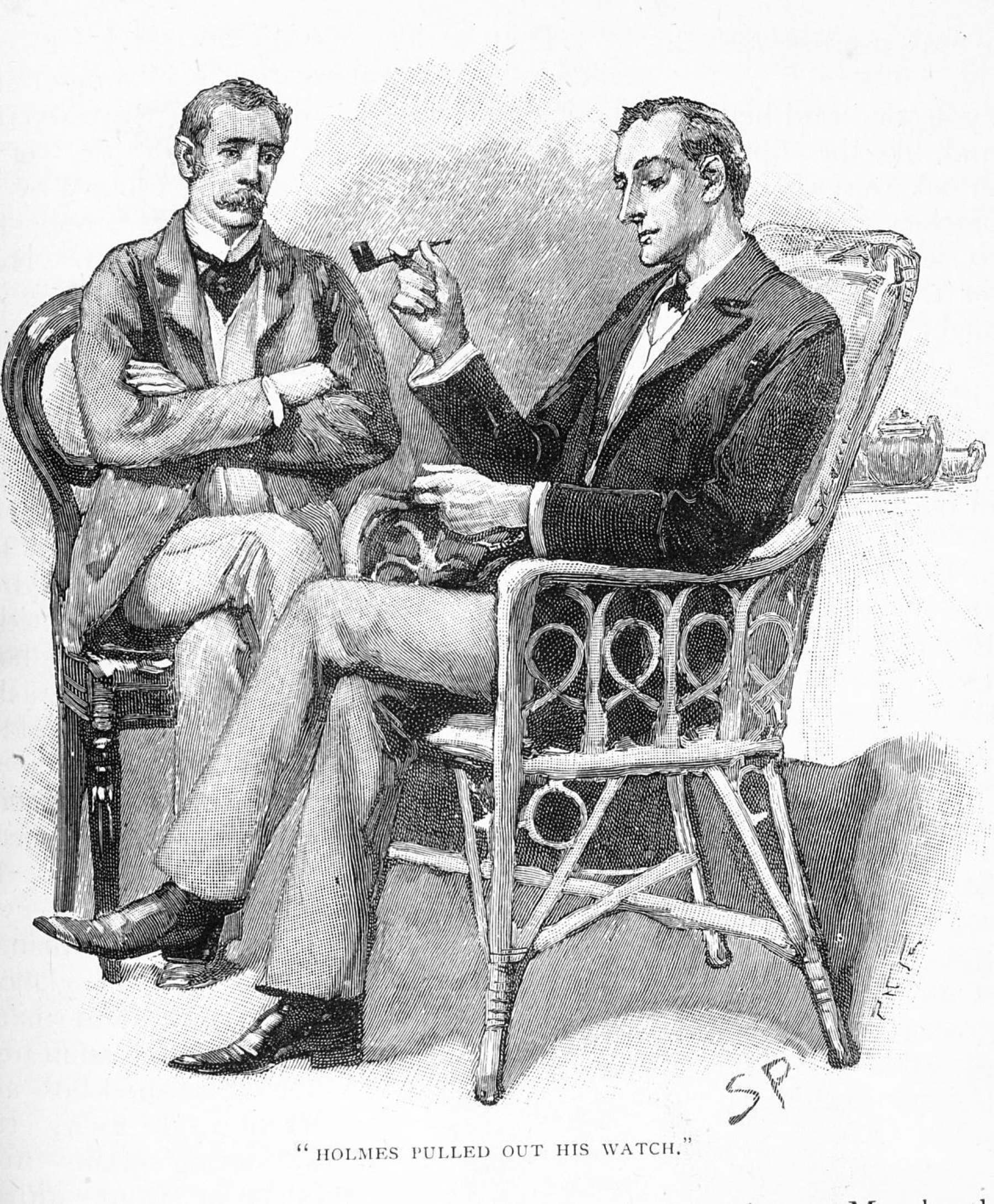 1280px-Sherlock_Holmes___Watson_-_The_Greek_Interpreter_-_Sidney_Paget.jpg